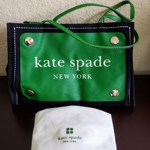Kate Spade License Plate Canvas Purse (rare!)